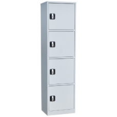 Архивный хозяйственный шкаф ША-04 (1675х450х450) 4 отделения (Сварной)