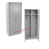 Шкаф для одежды ШРО-22/800-0,7 (1860х800х500)мм. повышенной прочности, сборка на саморезах.