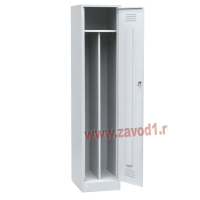 Шкаф для одежды ШР-21/400 с перегородкой (Сварной) (1860х400х500)