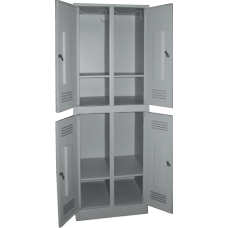 Шкаф для одежды ШРП-24+П на 4 отделения (сварной) (1860х600/800х500)
