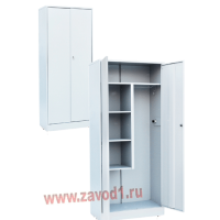 Шкаф для уборочного инвентаря ШУ-800 (Сварной) (1860х800х400)